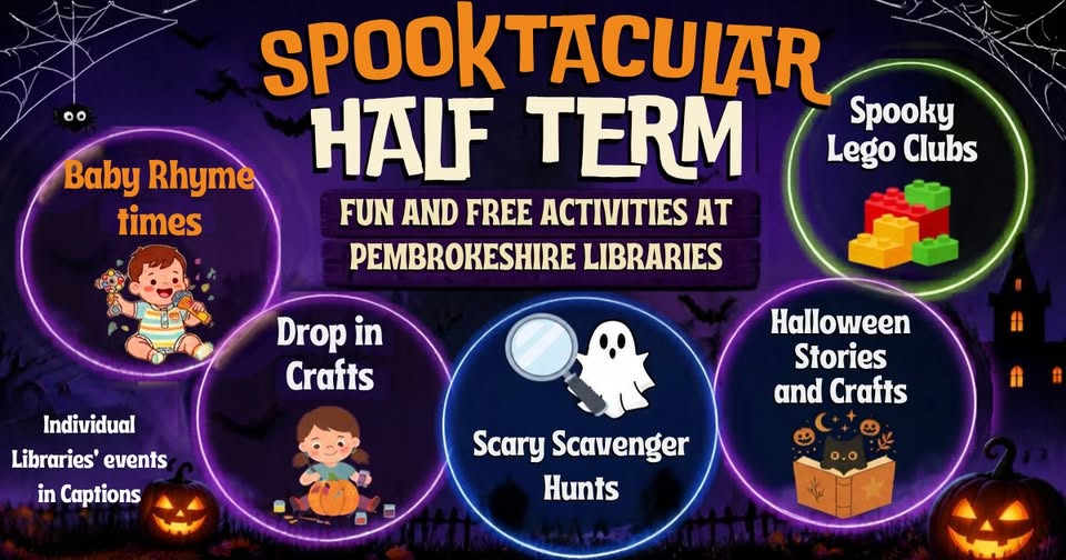 Half Term Halloween Fun at Pembrokeshire Libraries