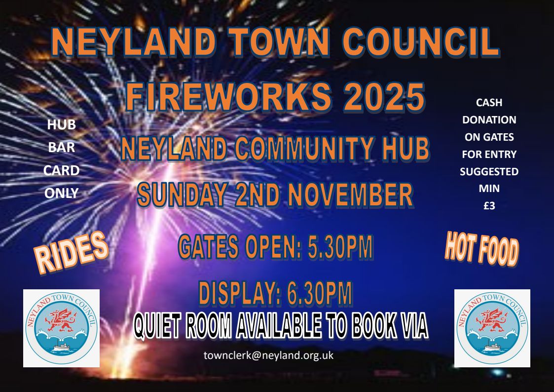 Neyland Town Council Bonfire night 2025