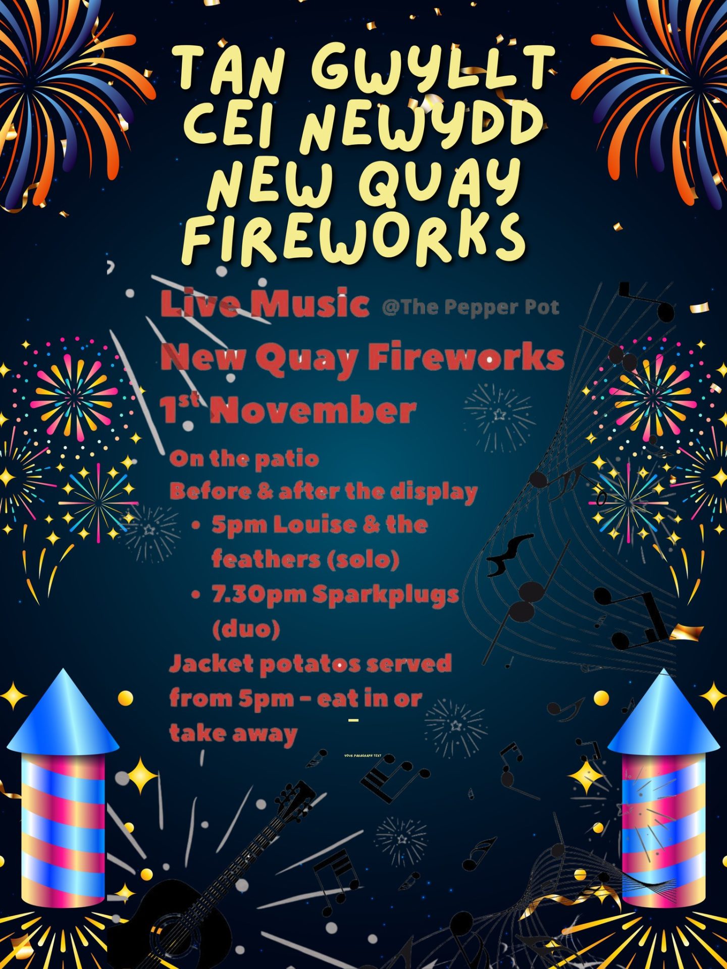 New Quay Fireworks 2025